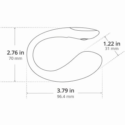 Lovense Lush Mini Para o Ponto G Formato de Ovo com Controle via App