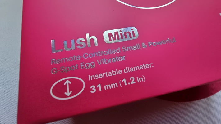 Lovense Lush Mini Para o Ponto G Formato de Ovo com Controle via App