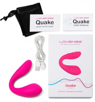 Lovense Dolce (Quake) Vibrador Duplo Para Ponto G e Clitóris!