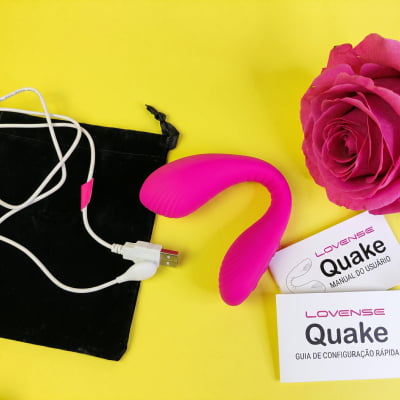 Lovense Dolce, Vibrador Duplo, Estimulador de Ponto G e Clitóris, Controle Remoto Por App Bluetooth, Carregamento Magnético, Silicone Macio, Para Camgirls, Compatível iOS, Android, Antigo Quake