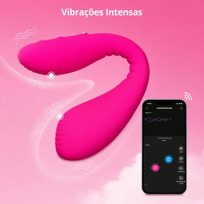 Lovense Dolce, Vibrador Duplo, Estimulador de Ponto G e Clitóris, Controle Remoto Por App Bluetooth, Carregamento Magnético, Silicone Macio, Para Camgirls, Compatível iOS, Android, Antigo Quake