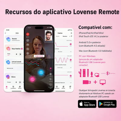 Lovense Dolce, Vibrador Duplo, Estimulador de Ponto G e Clitóris, Controle Remoto Por App Bluetooth, Carregamento Magnético, Silicone Macio, Para Camgirls, Compatível iOS, Android, Antigo Quake