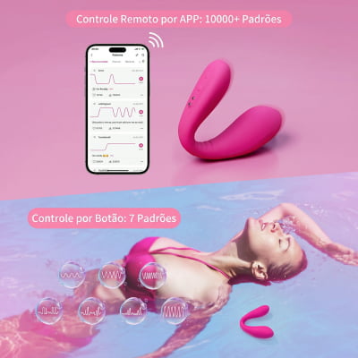Lovense Dolce, Vibrador Duplo, Estimulador de Ponto G e Clitóris, Controle Remoto Por App Bluetooth, Carregamento Magnético, Silicone Macio, Para Camgirls, Compatível iOS, Android, Antigo Quake