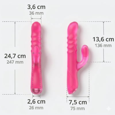 Lovense Velvo Vibrador Rabbit Clitóris e Ponto G Contas Rotativas NeoSpin 360°, App, Bluetooth, Longa Distância, Impermeável IPX7, Material Seguro, Fácil Uso, Duplo Motor, Alta Qualidade, Vibração