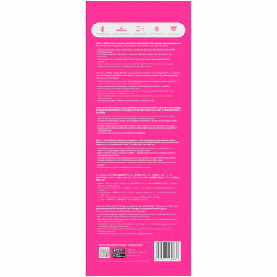 Lovense Velvo Vibrador Rabbit Clitóris e Ponto G Contas Rotativas NeoSpin 360°, App, Bluetooth, Longa Distância, Impermeável IPX7, Material Seguro, Fácil Uso, Duplo Motor, Alta Qualidade, Vibração