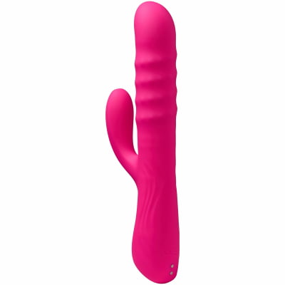 Lovense Velvo Vibrador Rabbit Clitóris e Ponto G Contas Rotativas NeoSpin 360°, App, Bluetooth, Longa Distância, Impermeável IPX7, Material Seguro, Fácil Uso, Duplo Motor, Alta Qualidade, Vibração