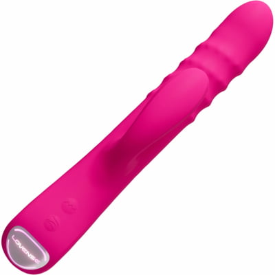 Lovense Velvo Vibrador Rabbit Clitóris e Ponto G Contas Rotativas NeoSpin 360°, App, Bluetooth, Longa Distância, Impermeável IPX7, Material Seguro, Fácil Uso, Duplo Motor, Alta Qualidade, Vibração