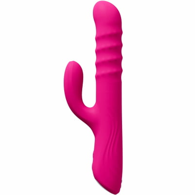 Lovense Velvo Vibrador Rabbit Clitóris e Ponto G Contas Rotativas NeoSpin 360°, App, Bluetooth, Longa Distância, Impermeável IPX7, Material Seguro, Fácil Uso, Duplo Motor, Alta Qualidade, Vibração