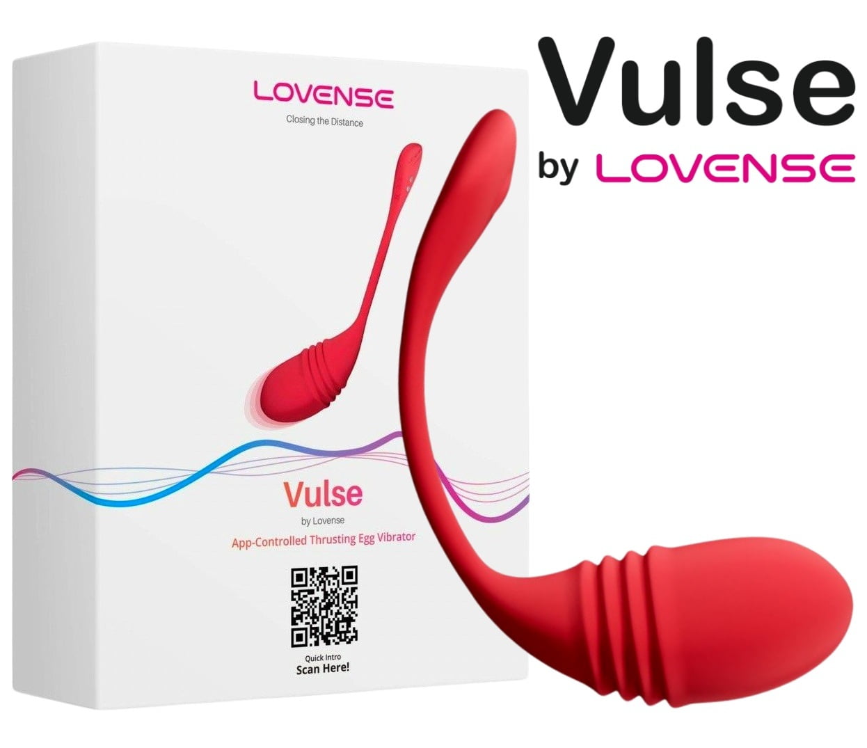 Lovense Vulse Vibrador Egg com Impulso Dildo Para Ponto G Controlado Por  Aplicativo (Lush 4)