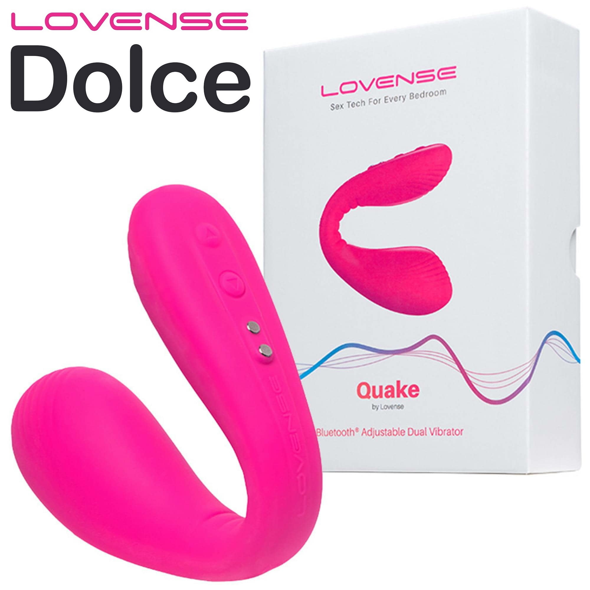 Lovense Dolce (Quake) Vibrador Duplo Para Ponto G e Clitóris!